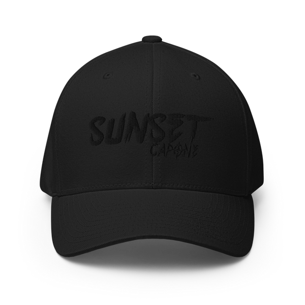 Structured Hat (Black on Black)