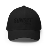 Structured Hat (Black on Black)